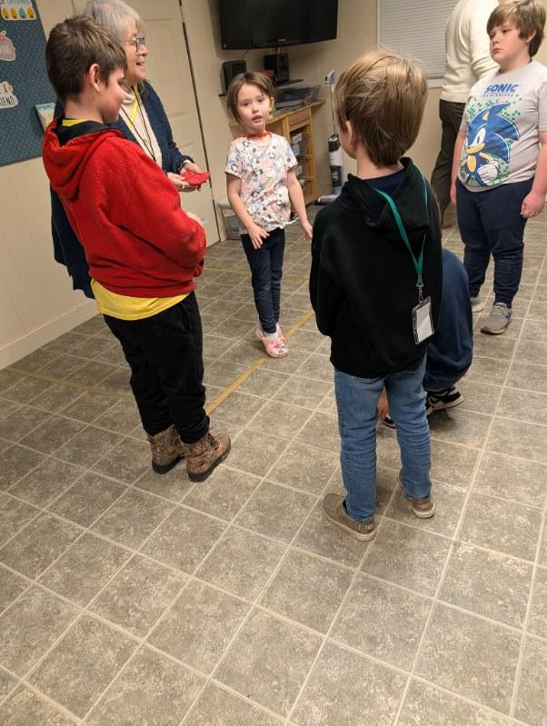 Kids in a circle activity